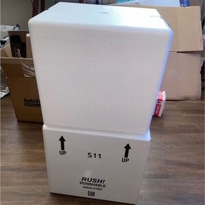 PROPAK FOAM INSULATED SHIPPER KIT COOLER MEDS FOOD TAXIDERMY BAKERY $65 XL